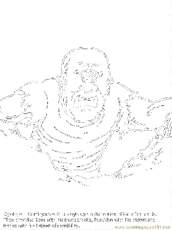 Coloring Pages Monster Cyclops (Cartoons > Miscellaneous) - free 