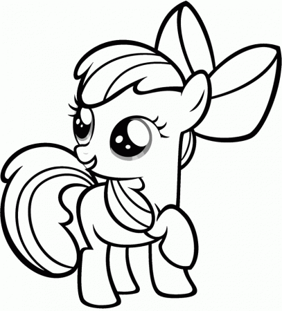 Baby My Little Pony Coloring Page : KidsyColoring | Free Online 