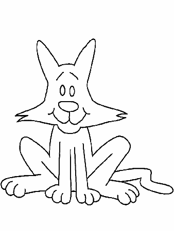 Home Coloring Pages Cats Sitting Cat Car Pictures