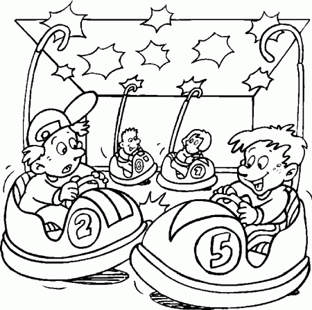 Circus and Carnival | Free Printable Coloring Pages 