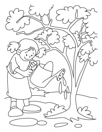 Tree coloring pages | Download Free Tree coloring pages for kids 