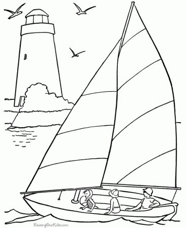 Gallery For > Nautical Coloring Pages Printable