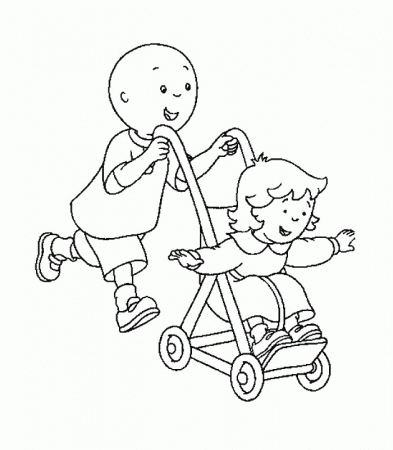 Caillou Coloring Pages Free 355 | Free Printable Coloring Pages