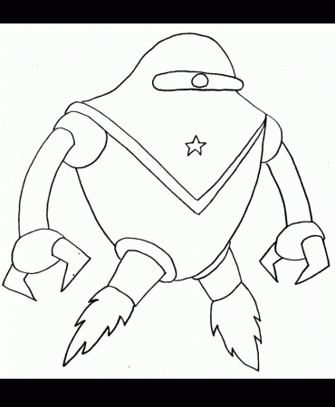 Alien Coloring Page : Printable Coloring Book Sheet Online for 