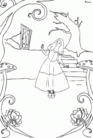 Alice In Wonderland Coloring Pages « Printable Coloring Pages