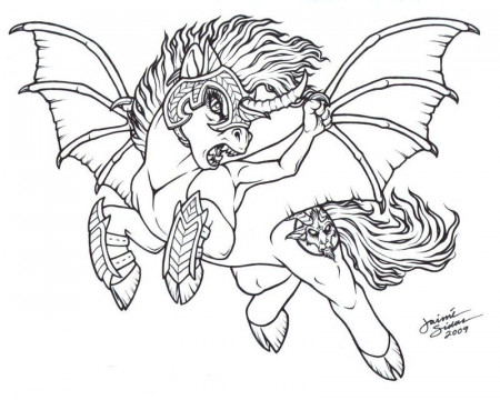 Bat Wings Goat Tattoo Design
