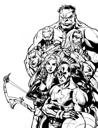 Amazing Marvel Avengers Coloring pages | Coloring Pages