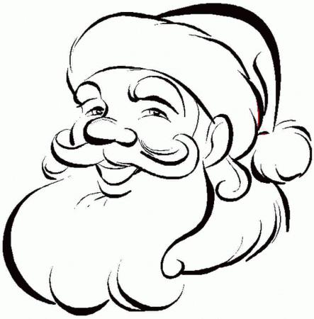 Christmas Santa Claus Coloring Pages Printable For Kids #