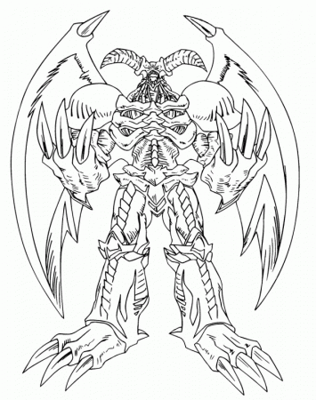 Yu Gi Oh Coloring Pages The Great Beings Of The Yu Gi Oh 237574 Yu Gi