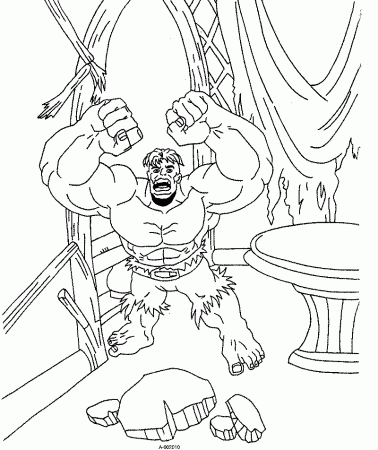 The Hulk Free Printable coloring pages for Children | Coloring 