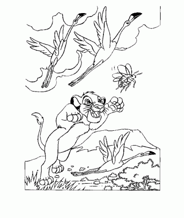 Coloring Page - The lion king coloring pages 2