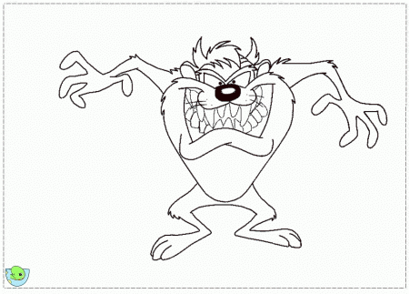 Tasmanian Devil Coloring Pages Printable - Category