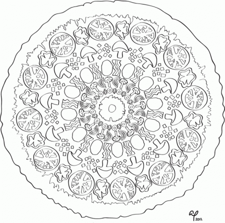 coloring pages pizza – 736×731 High Definition Wallpaper 