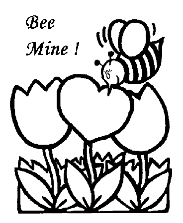 Valentine Cartoon Coloring Pages 757 | Free Printable Coloring Pages