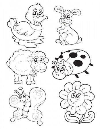 zedulot: spring coloring pages for kids printable