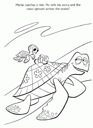 Disney Coloring Pages Nemo Images & Pictures - Becuo