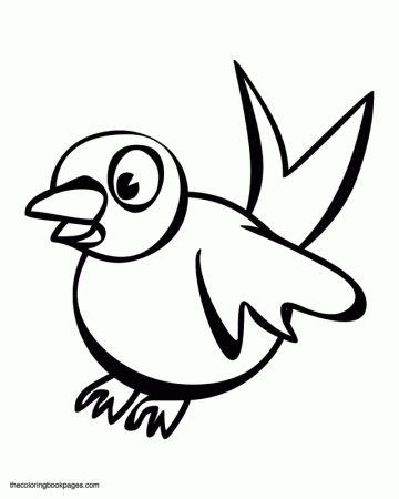 Cartoon Bird Coloring Pages - Free Printable Coloring Pages | Free 