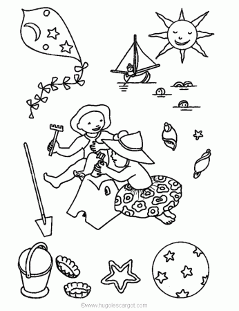 Coloring Page - Summer holiday coloring pages 38