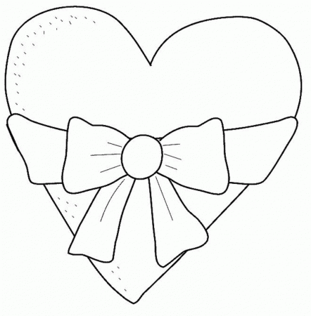 Coloring Pages Of A Heart | Other | Kids Coloring Pages Printable