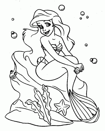 Little Mermaid Coloring Pages (25 of 48)