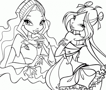 Winx Club Coloring Pages - Free Printable Pictures Coloring Pages 