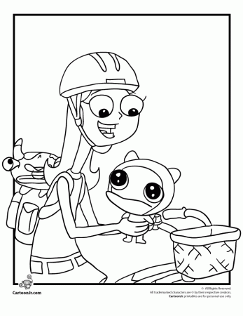 Phineas And Ferb Coloring Pages Free 747 | Free Printable Coloring 