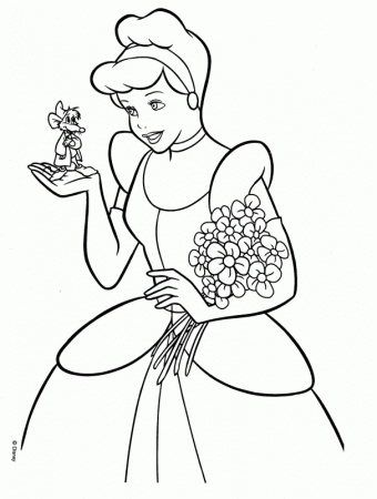 Cinderella Coloring Pages | ColoringMates.