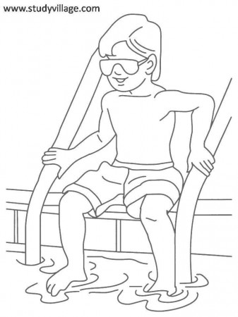 Summer Holidays coloring page for kids 13: Summer Holidays 
