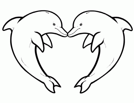 Dolphin Coloring Pages | Coloring Kids