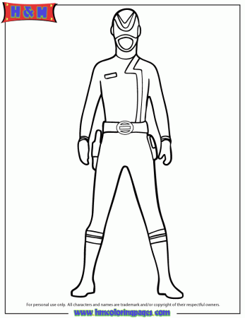 Green Power Ranger Coloring Page | Free Printable Coloring Pages