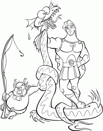 Coloring Page - Hercules coloring pages 14