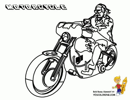 Motorbike Coloring Pages | Motorbike | Free | Motorbike Colouring 