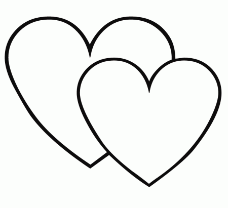 Heart Images To Color