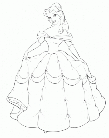 Disney Princess Dress Up Coloring Pages | Best Coloring Pages