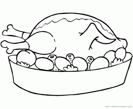 Thanksgiving dinner coloring pages | Best Coloring Pages - Free 