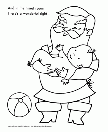 Santa's Helpers Coloring Pages - Baby Dolls were happy again ...
