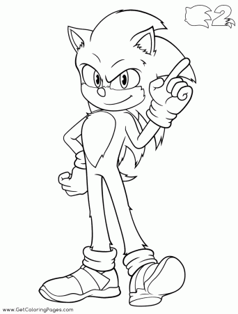 Sonic the Hedgehog 2 Coloring Pages - Coloring Pages For Kids And Adults