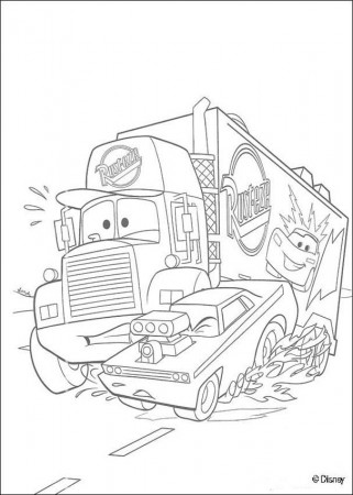 Mack, super-liner truck coloring pages - Hellokids.com