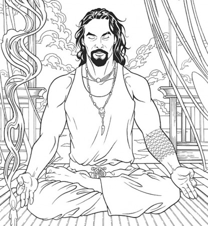 This Fantastic Jason Momoa Coloring Book Will Inspire Your Downtime