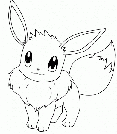 Pokemon Coloring Page Eevee – Coloring Pics