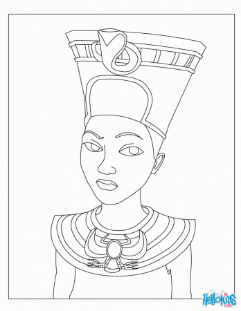 PHARAOH coloring pages - HATCHEPSUT the female pharaoh