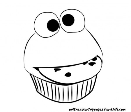 Birthday Cupcakes Coloring Pages | Clipart Panda - Free Clipart Images