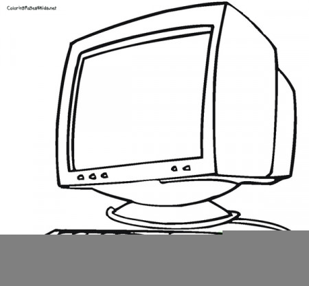 Computers Coloring Page