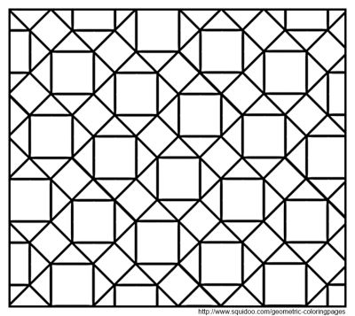 Printable Tessellation Coloring Page