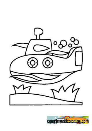 Submarine Coloring pages | kids coloring pages | Coloring pages ...