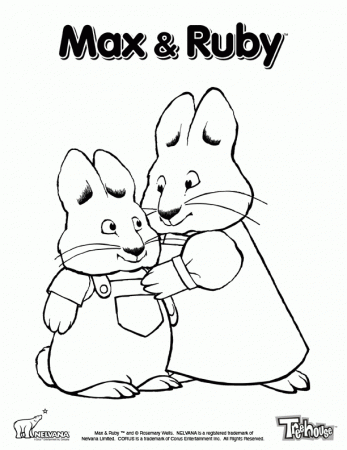 Max ruby coloring pages download and print for free
