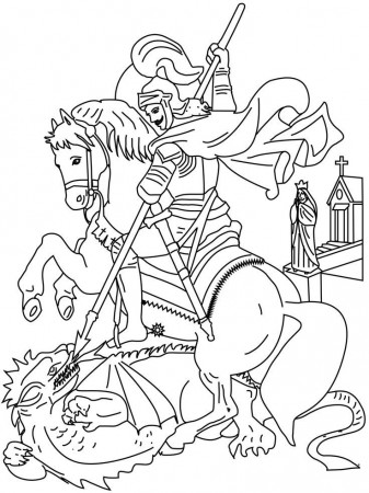 Saint Michael Coloring Pages - High Quality Coloring Pages