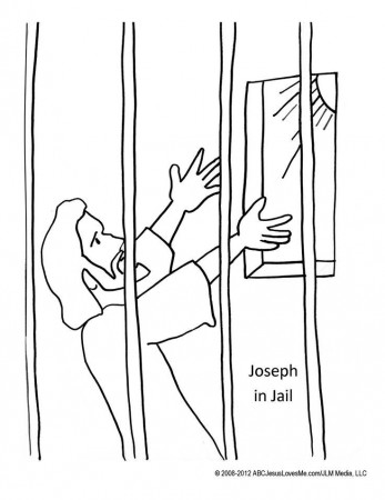 8 Pics of Joseph In Prison Coloring Page - Color Page Joseph in ...