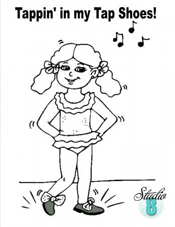 Tap Dancing - Coloring Pages for Kids and for Adults