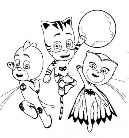PJ Masks coloring pages. Print for free | WONDER DAY — Coloring pages for  children and adults